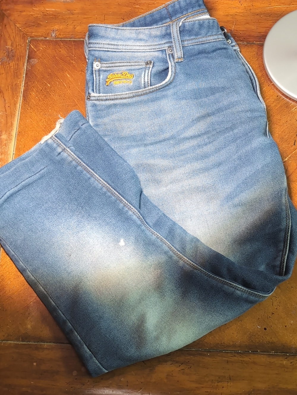 Superdry Men’s Light Blue Slim Straight Jeans